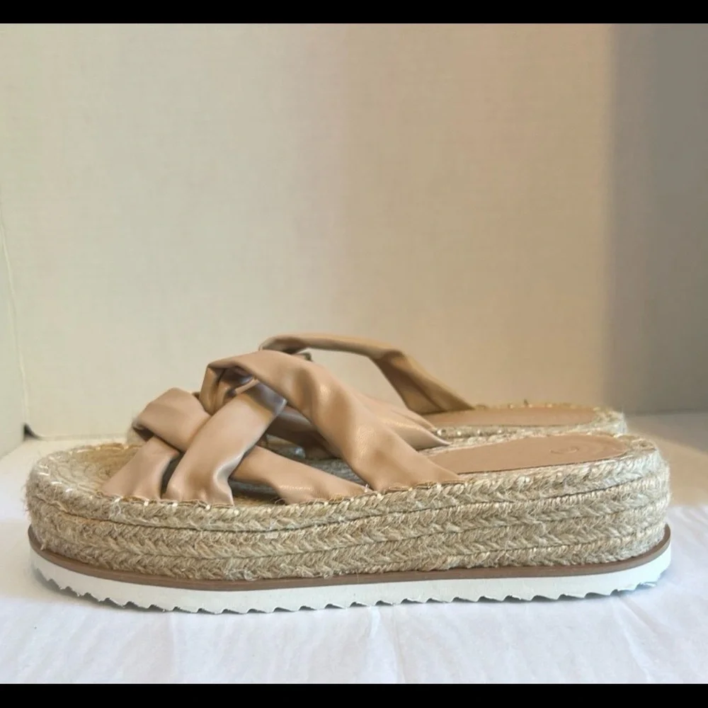 Women's Tan Espadrille Sandals